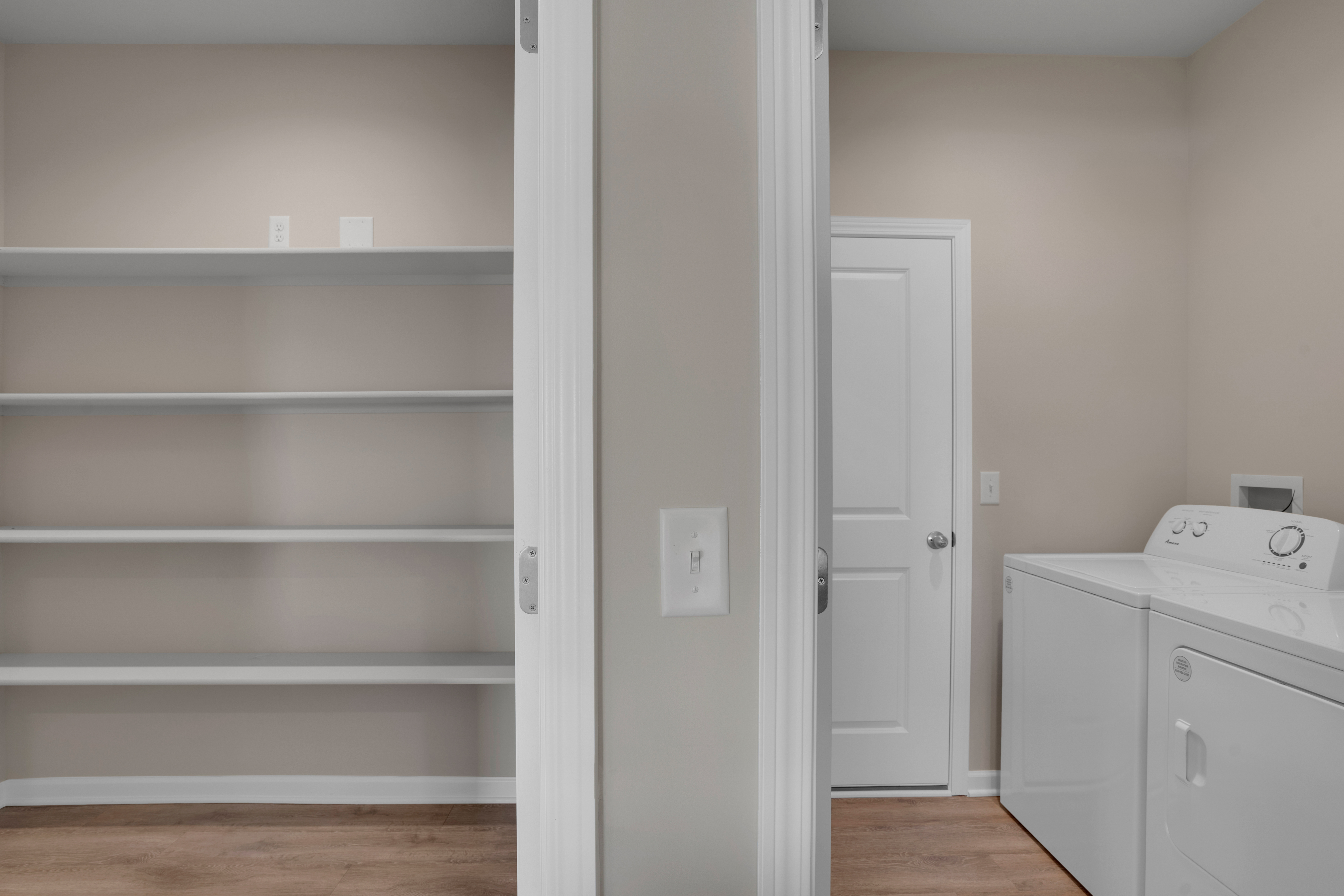 Independence pantry laundry room Liberty Communities